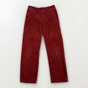Polo Ralph Lauren Pants Kids 10 Burgundy‎ Cotton Corduroy Ribcage Straight Leg